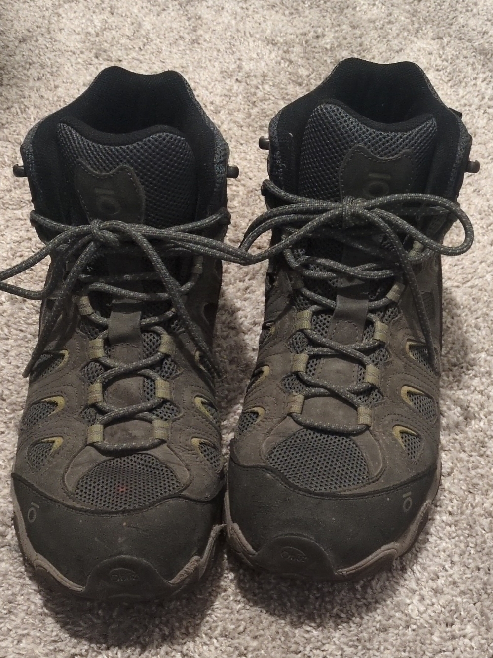 Oboz Men's Black Hiking Boots - Durable Trail Performance